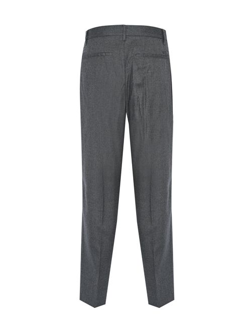 Pantaloni in twill stretch di lana vergine Grigio EMPORIO ARMANI | EM003013 AF18507O8019